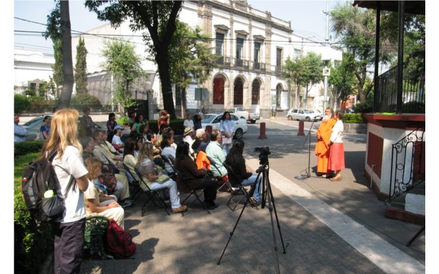 The first Peace Tree in Mexico City June 8 2012