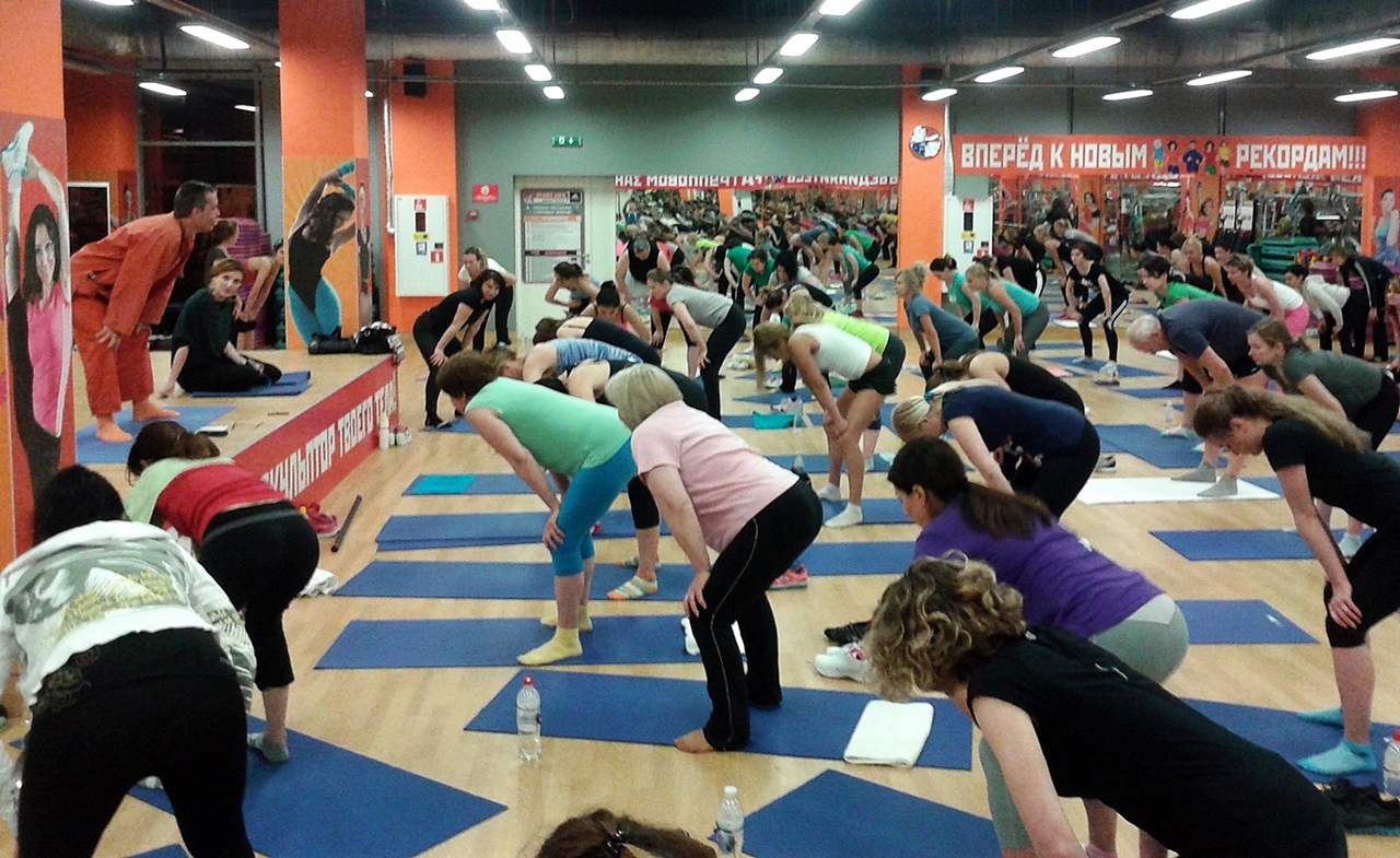 Kiev-2 Yoga class in Fitness studio