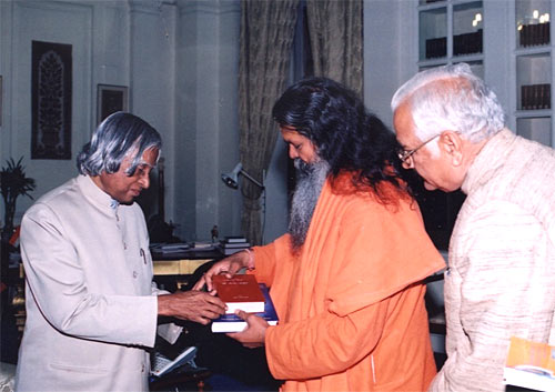 President was given the materials showing Swamiji’s life work