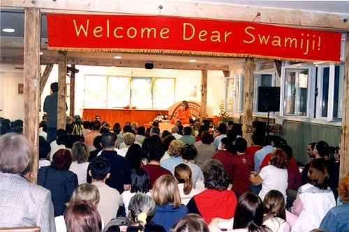 Welcome satsang in Zagreb ashram