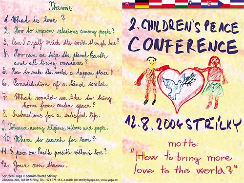 Invitation to the 2nd Children World Peace Conference