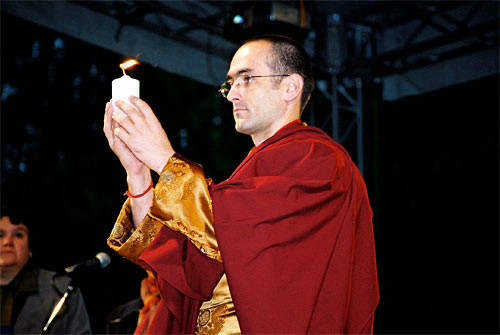 Lama Gelong Shenpen Rinpoche, Leader of Dharmalinga Buddhist congregation in Slovenia