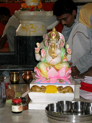 New Ganesh Murti for Shiva Mandir in Jadan Ashram