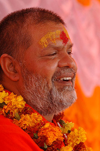 Swamiji in India (photo: Swami Chidanand)