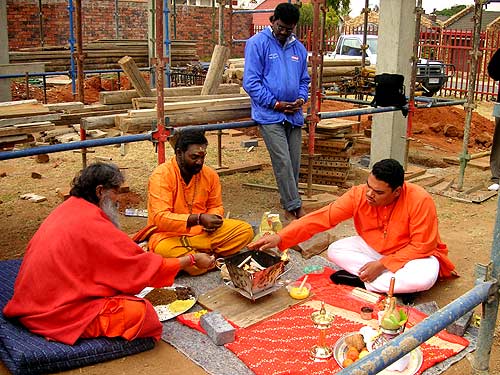 Puja for Shakti-Temple