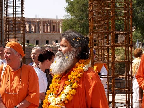 His Holiness Swamiji was overjoyed with the picture