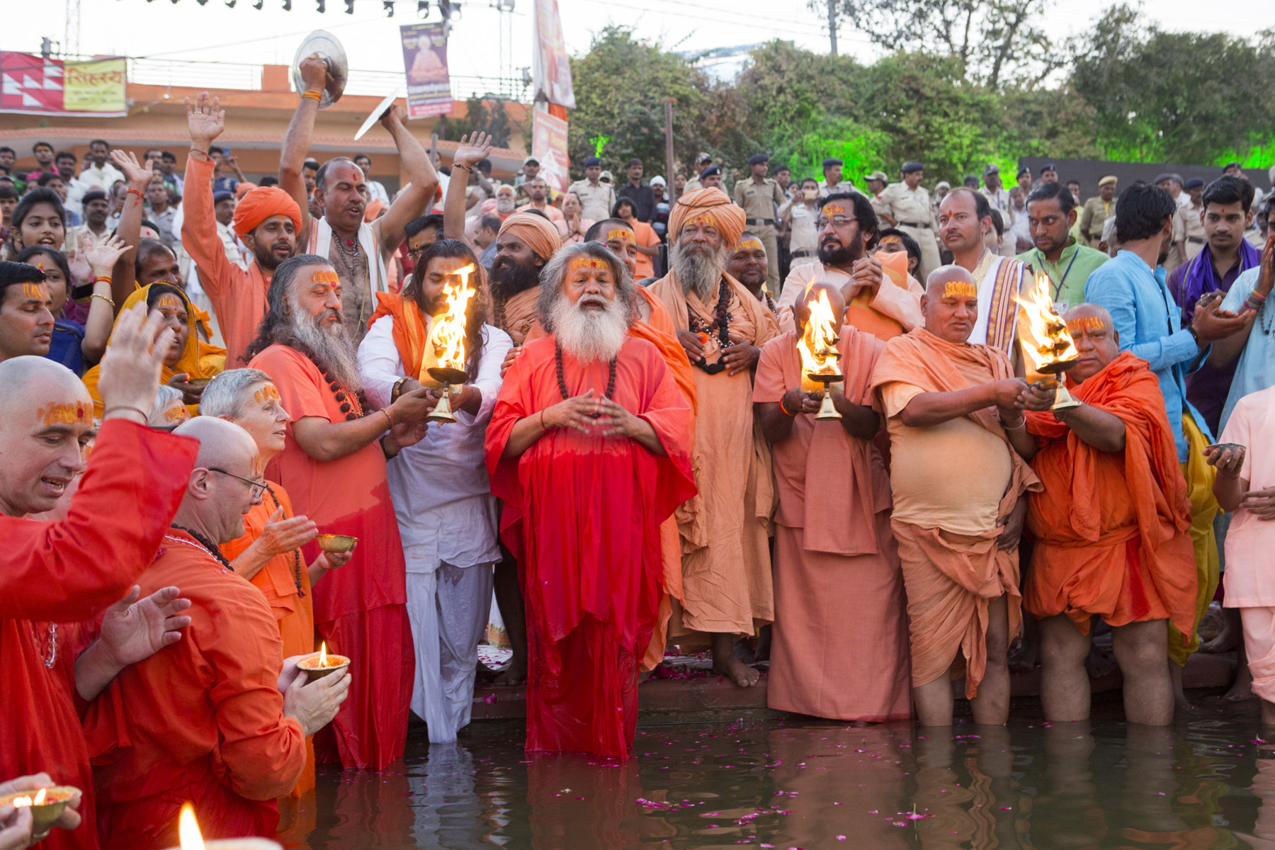 Peace Prayers on the holy River Kshipra, Ujjain